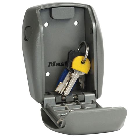 metal combination key lock box|lockable wall mounted key box.